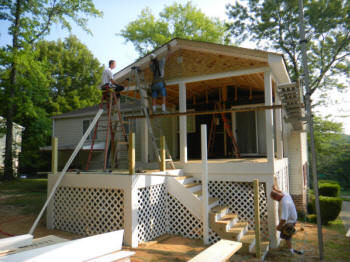 porch near remodel repair contractors local screen